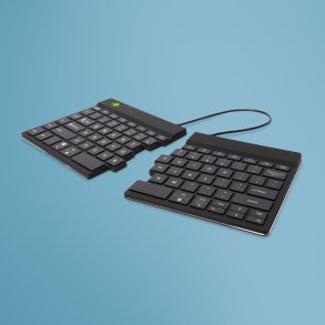 R-Go Tools Split Break ergonomisk tastatur med pausesoftware - tr�dl�st Bluetooth